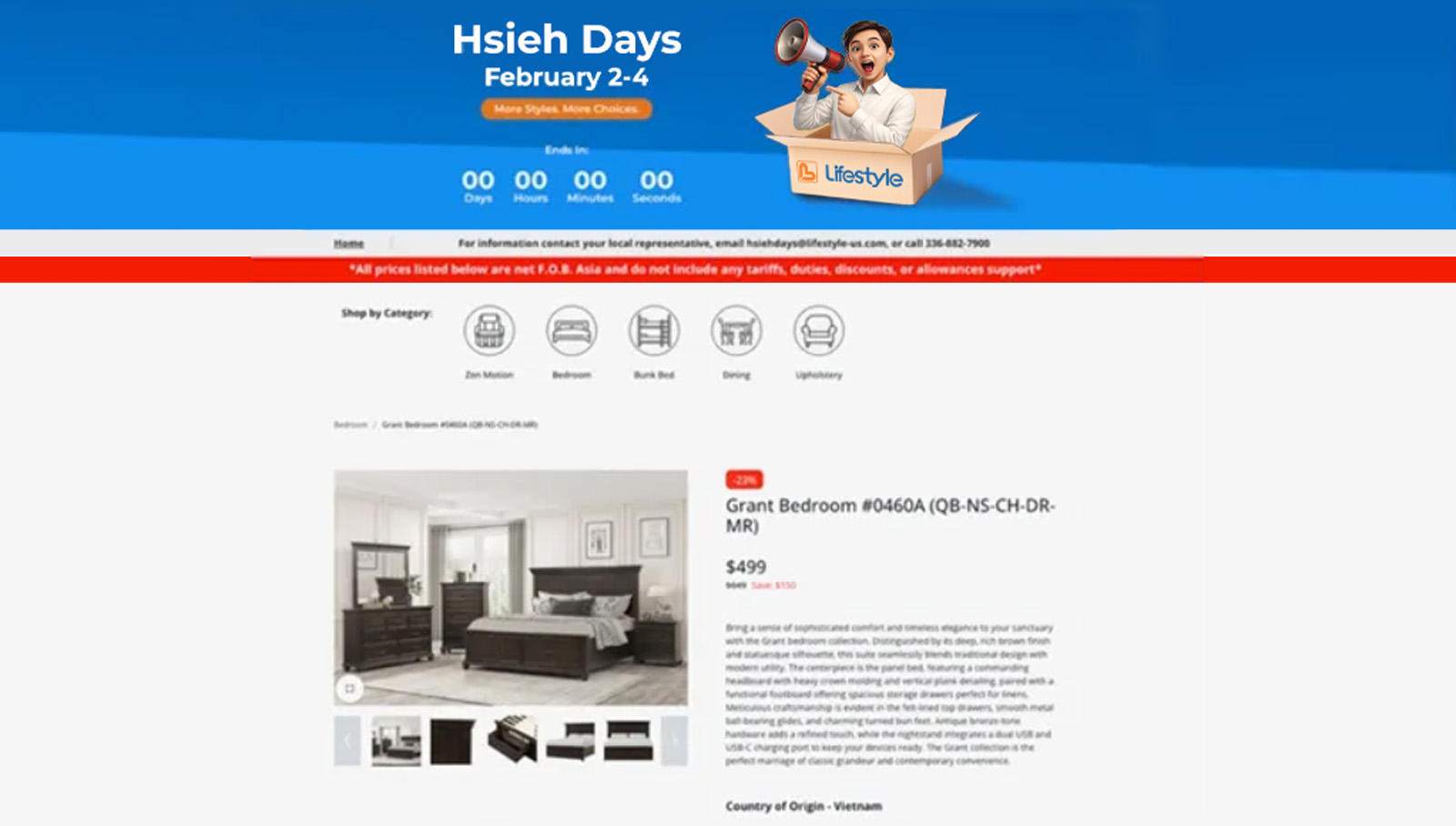 Lifestyle Enterprise: 650+ furniture containers sold in 3 days