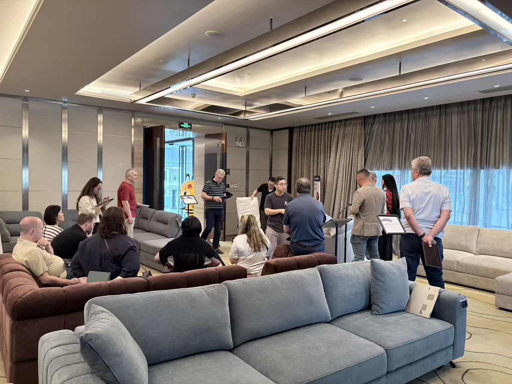 Wholesale furniture collections on display at the Lifestyle Private Show