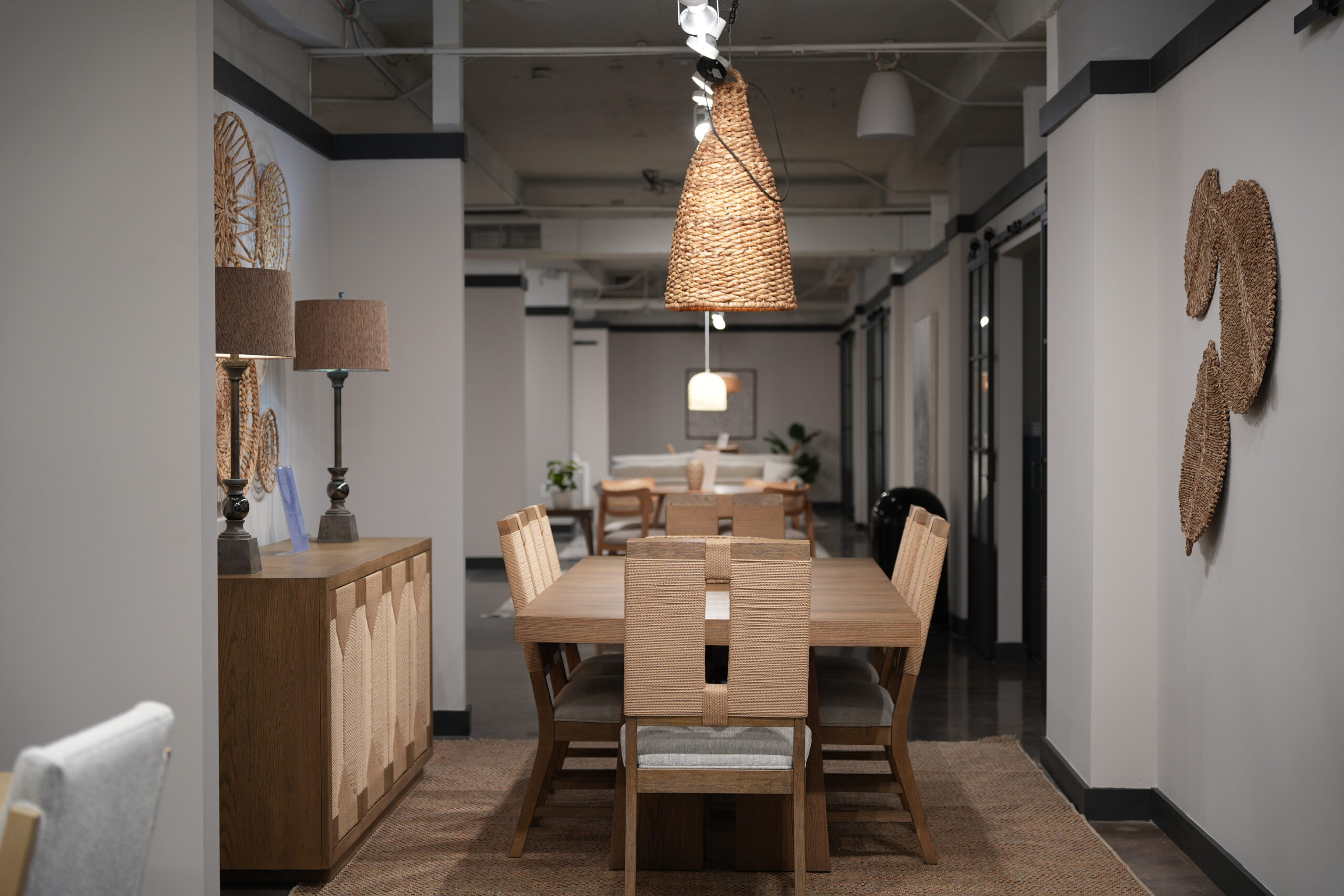 Casegoods furniture supplier dining and occasional furniture showroom